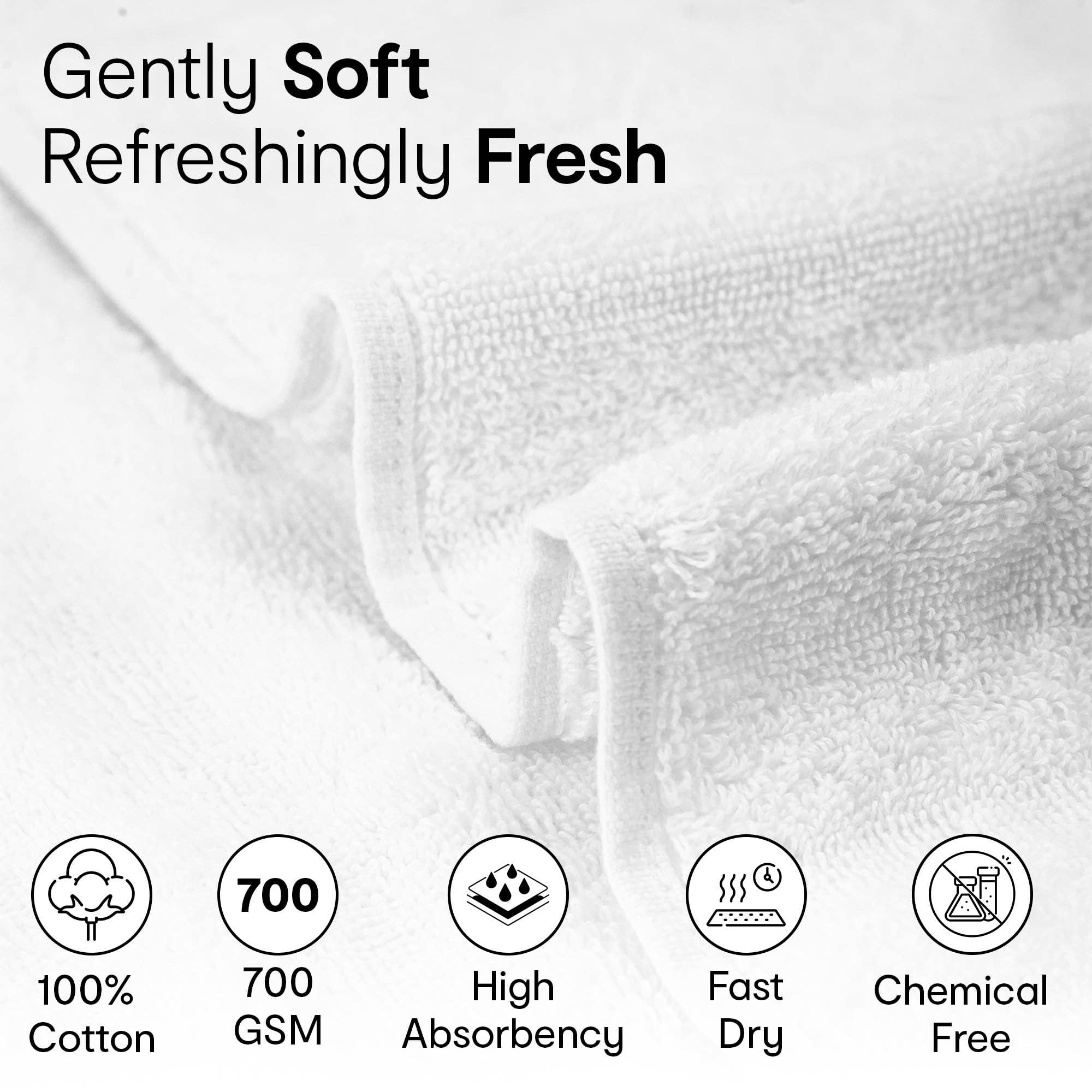 Cottonpassion_US - Wholesale Towel Set - Cotton Bath Towel 12 Pack 430GSM Salon Hand Towel Soft White8