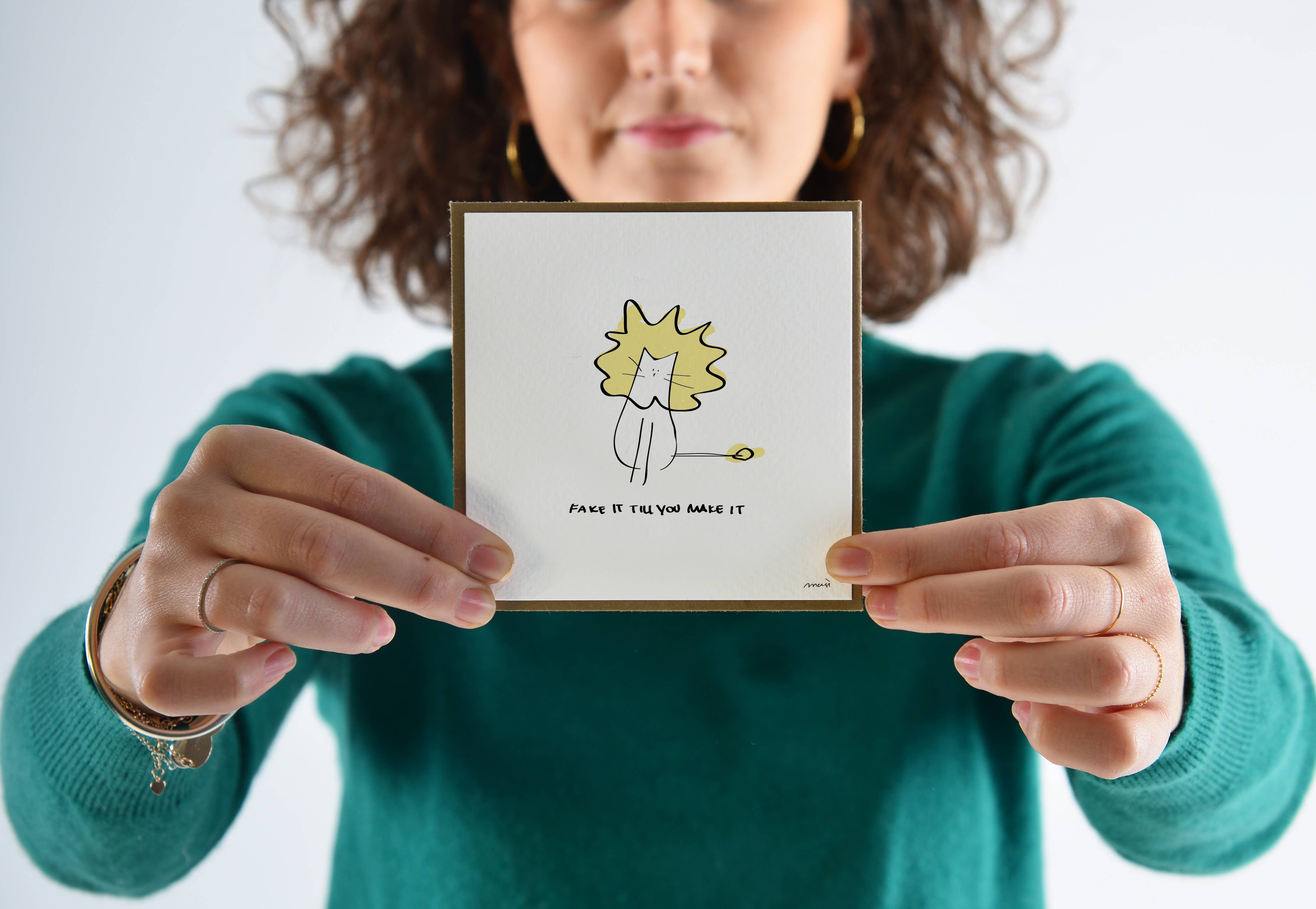 mersì gift designers - Wholesale Birthday Card - C77 - Greeting card - birthday card - handmade in Italy1