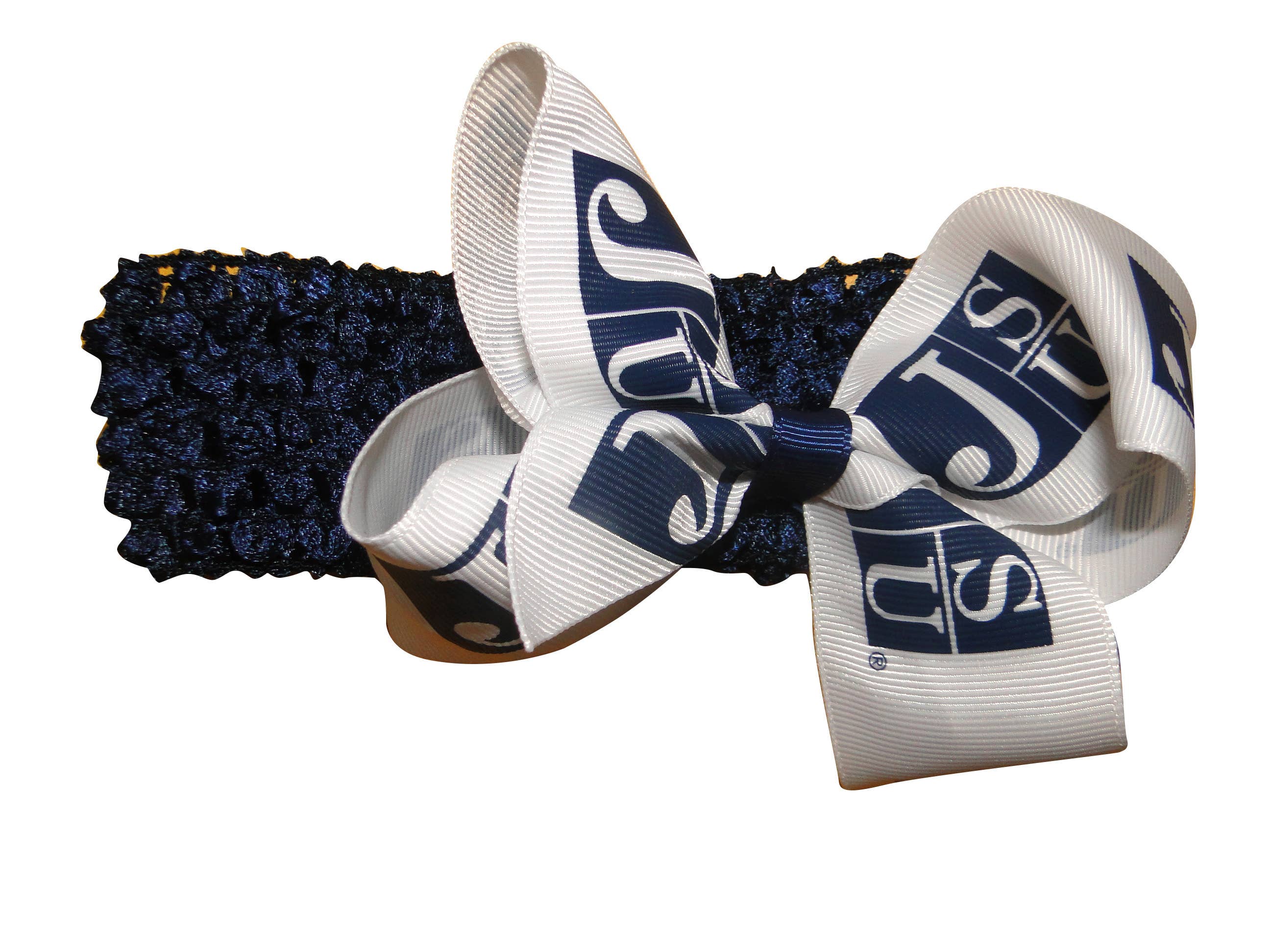 USA Licensed Bows and Accessories – wholesale Fashion headband – women's – Crochet Headband W/ Junior Bow #263