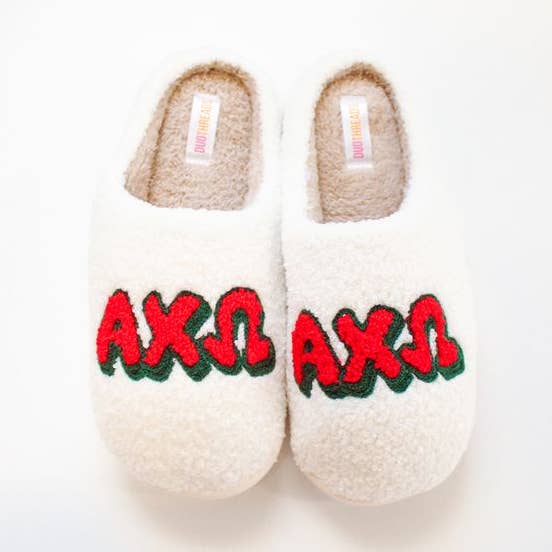 Duo Threads - Wholesale Slippers - Women's - Alpha Chi Omega Sorority Slipper Set 0