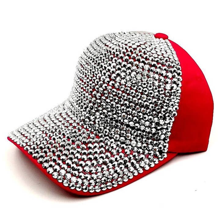 Diacly - Wholesale Baseball cap – Women's - Front Embellished Bling Rhinestone Baseball Cap4