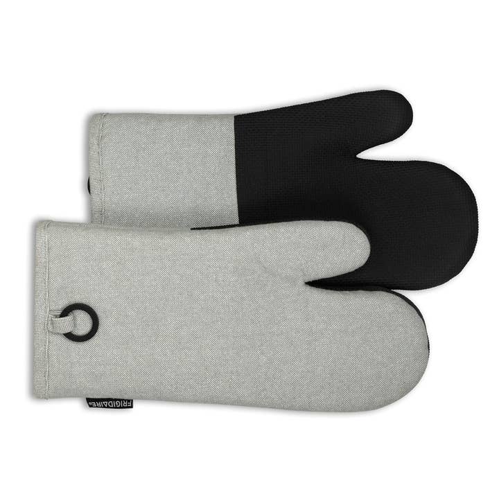 home mart goods - Wholesale Oven Mitt/Pot Holder - Grey Heat Resistant Oven Mitts With Cotton & Neoprene