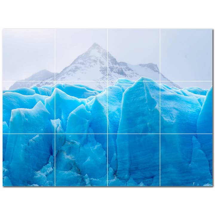 Carrelage en céramique Ice Glacier, carrelage mural en céramique PT500732 pour la vente par Picture-Tiles.com