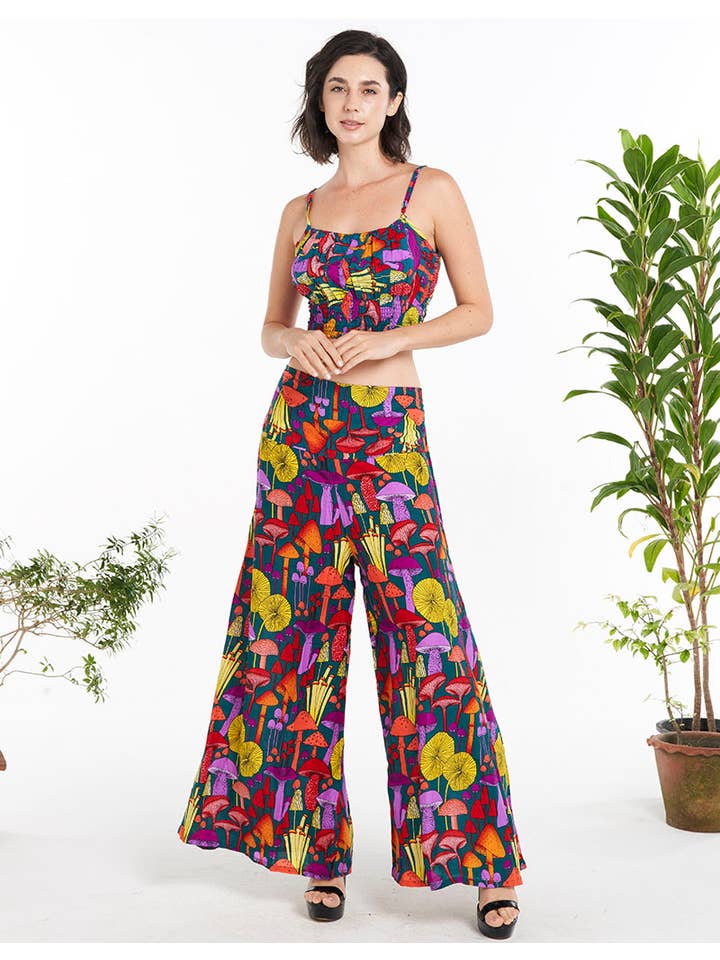 Kathmandu Imports - Wholesale Pants - Women's - RAYON PALAZZO PANT (TH-1864PK)0