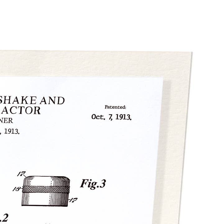 Ezen Trade - Wholesale Art Print - PATENT OF LIQUID MIXER, SHAKE & JUICE EXTRACTOR - 2xPrints1