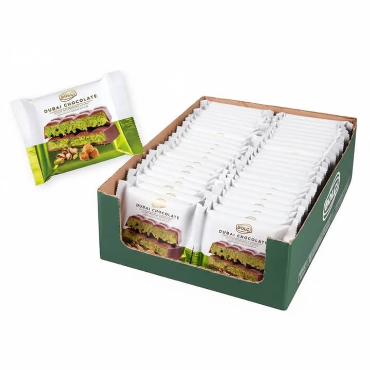 Aladdin - Wholesale Chocolate bar - Dubai Chocolate Bar 100g Antep Pistachio Kadayif Halal6