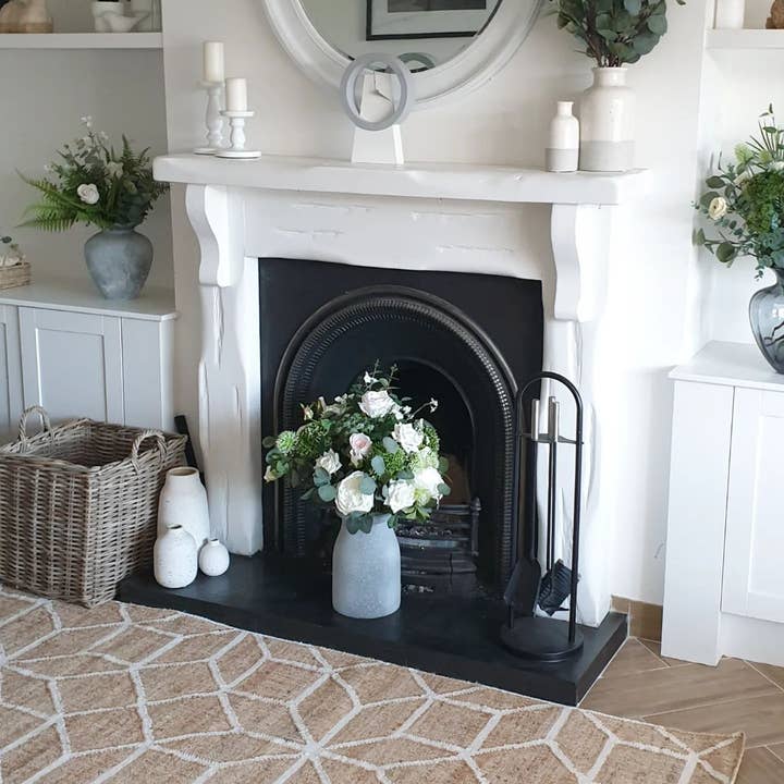 Kukoon - Wholesale Area Rug - Beige Geometric Natural Jute Area Rug