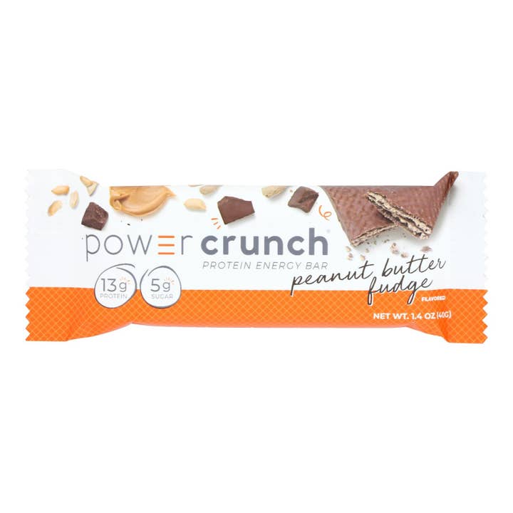 Power Crunch Bar - Peanut Butter Fudge - Case Of 12 - 1.4 Oz for wholesale by Everyday Supply Co