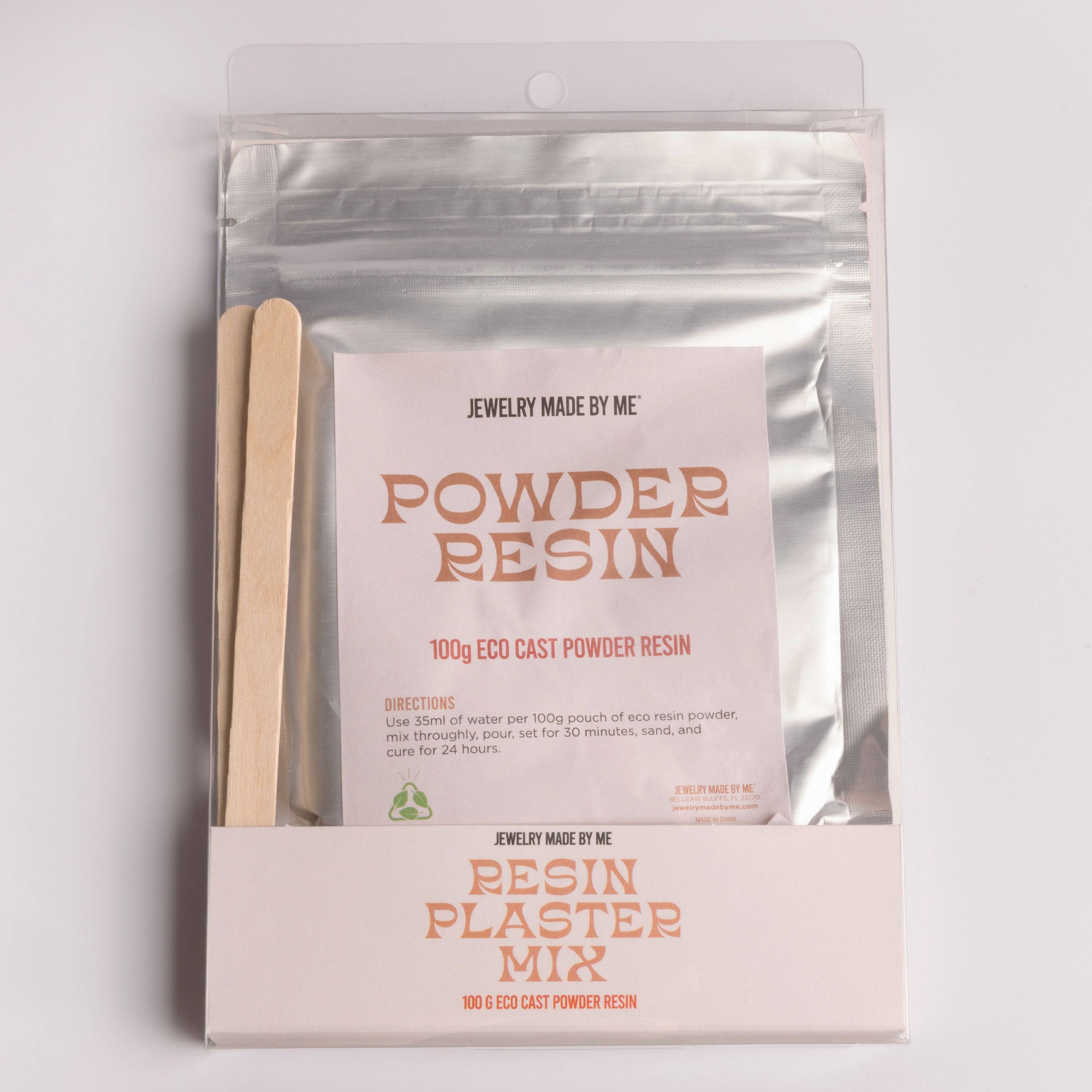 Jewelry Made by Me – Großhandel Bastelset – Harzhandwerk Eco Cast Weißes Pulverharz Gips Keramikmischung, 100G2