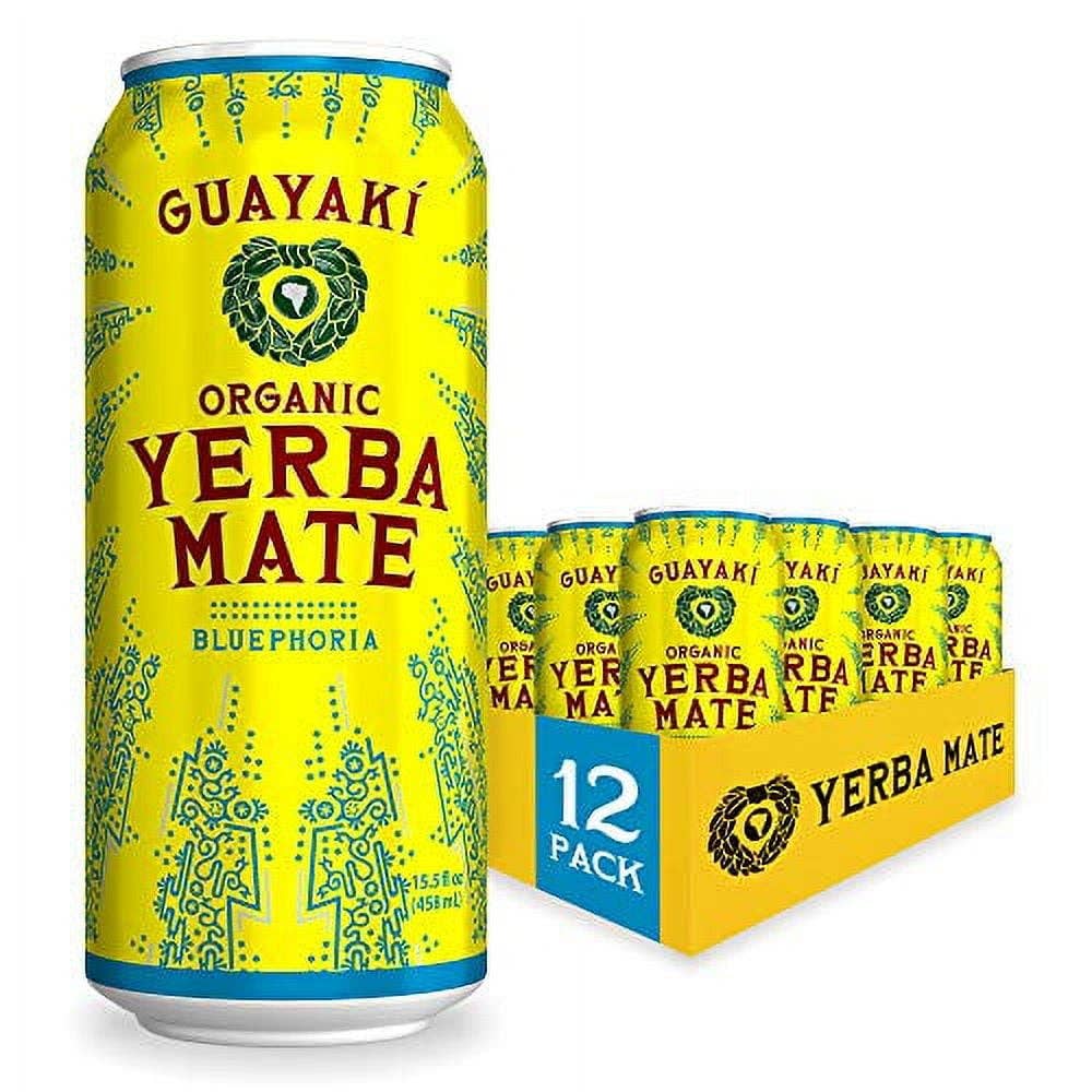 L&F Universal Goods - Wholesale Bruiswater - Guayaki Bluephoria Yerba Water Drink 12/15,5OZ0