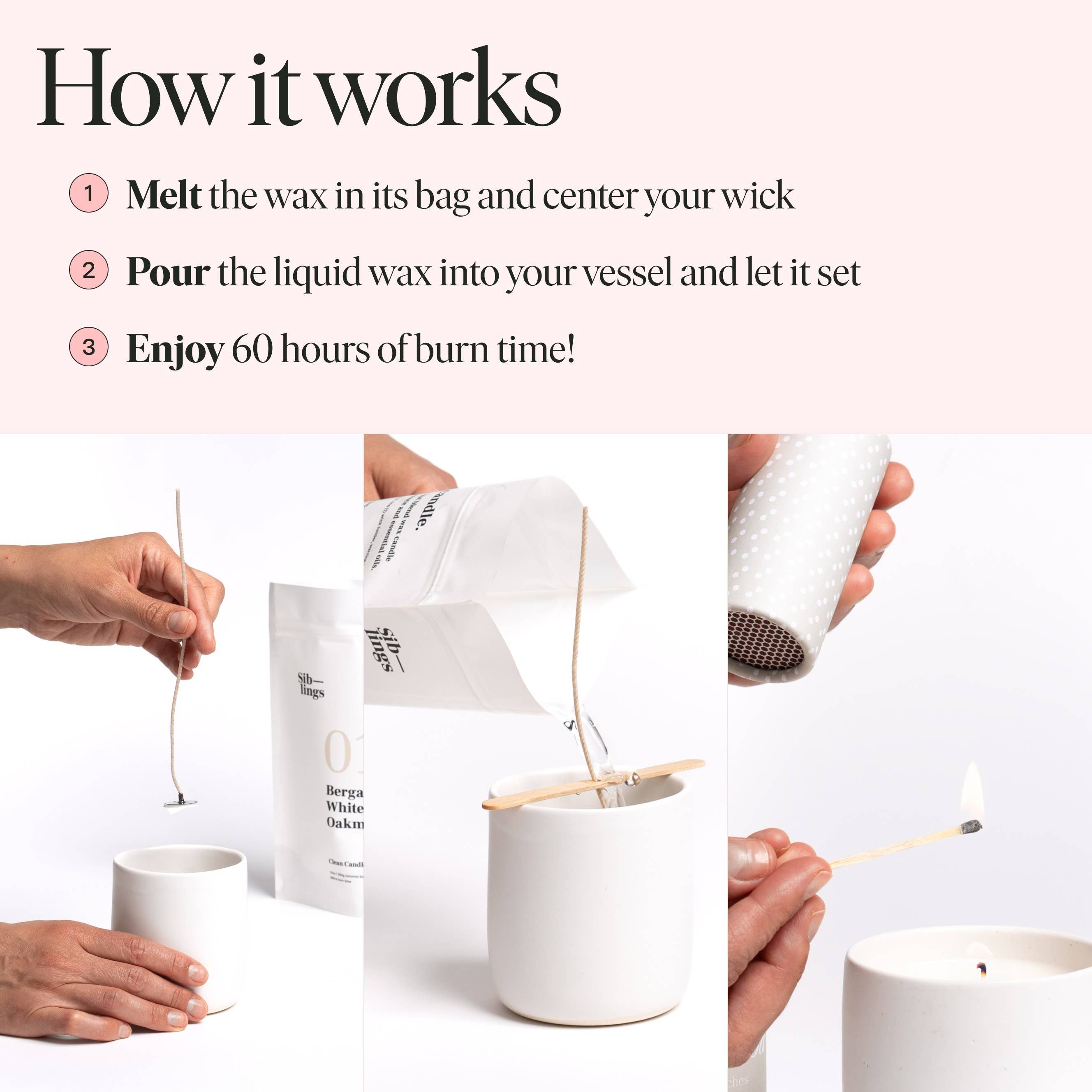 Siblings - Wholesale Jar/Filled Candle - No 03 — Tangerine, Jasmine, Vetiver, 10 oz6