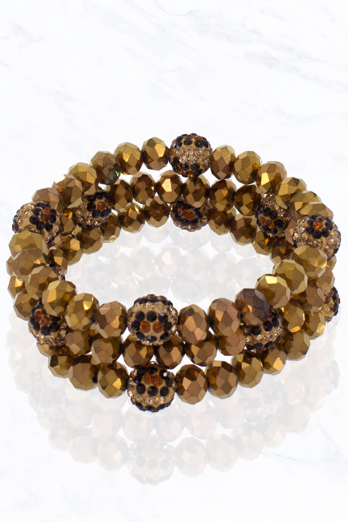 Suzie Q USA - Venta al por mayor Pulsera de cuentas - Pulsera Bola Bead & Leo Stone6