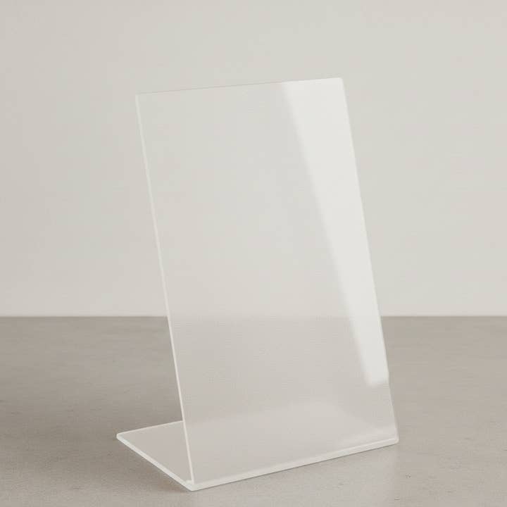 Signs and Mirrors - Wholesale Retailer Display Stand/Case - #027 - Transparent Acrylic Table Top Stand1
