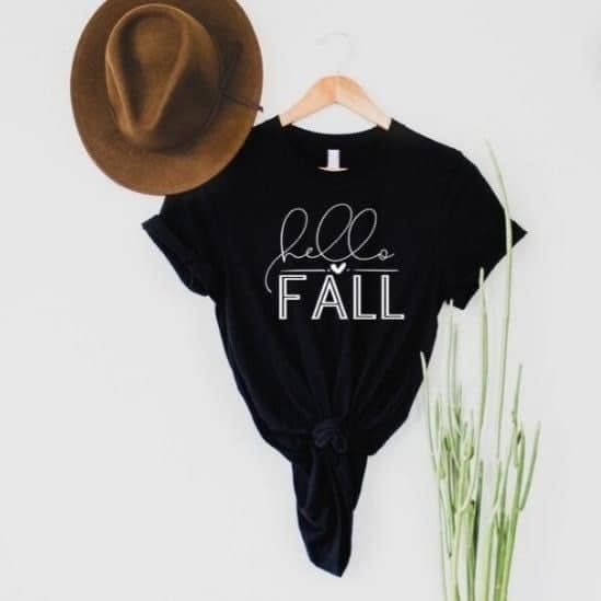 Hello Fall shirt, Shirts for Fall, Shirts for Women for wholesale by Pretty Girl Align