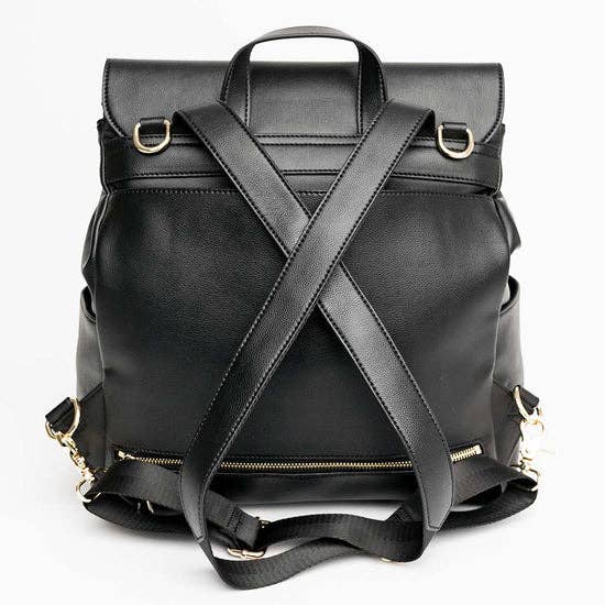 Elkie & Co. - Wholesale Diaper Bag - Baby - Washable Vegan Leather Diaper Bag Backpack Elkie Co