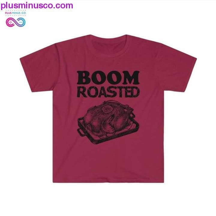 Boom Roasted Print Softstyle T-shirt for wholesale by Plusminusco.com