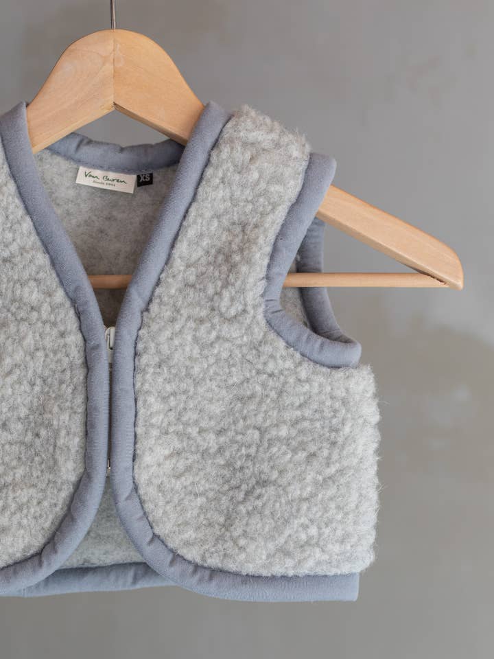 Van Buren - Wholesale Outerwear Vest - Kids - Wool baby bodywarmer Nilo - XS / 74-92 - 3 colors2