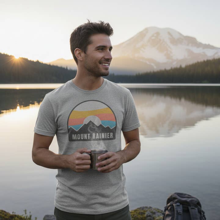 Direction Apparel - Wholesale Screen Printed T-Shirt - Men's - Bright Sky Tri Blend Tee5