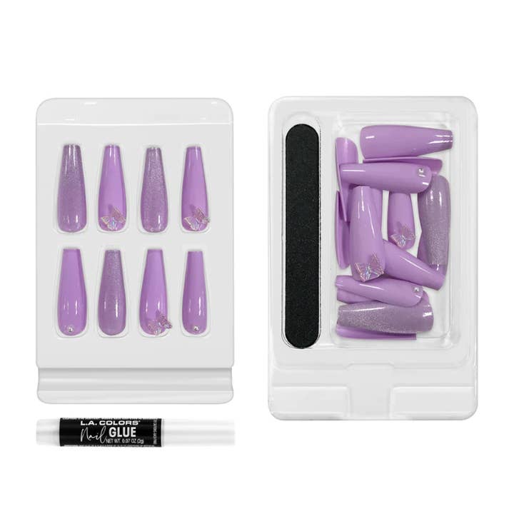 PINEAPPLE Beauty - Wholesale Press-On/Fake Nails - LA Colors CNT471 Lavish Luxe Nail Tip Kit Muse - 3pc