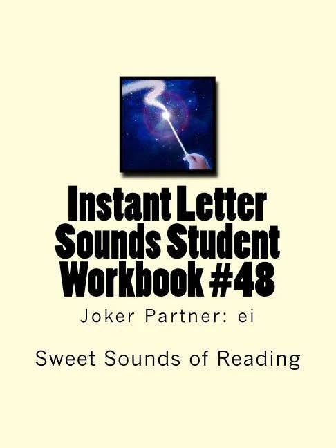 Instant Letter Sounds Student Workbook #48: Joker Partner: ei - Paperback for wholesale by Books by splitShops