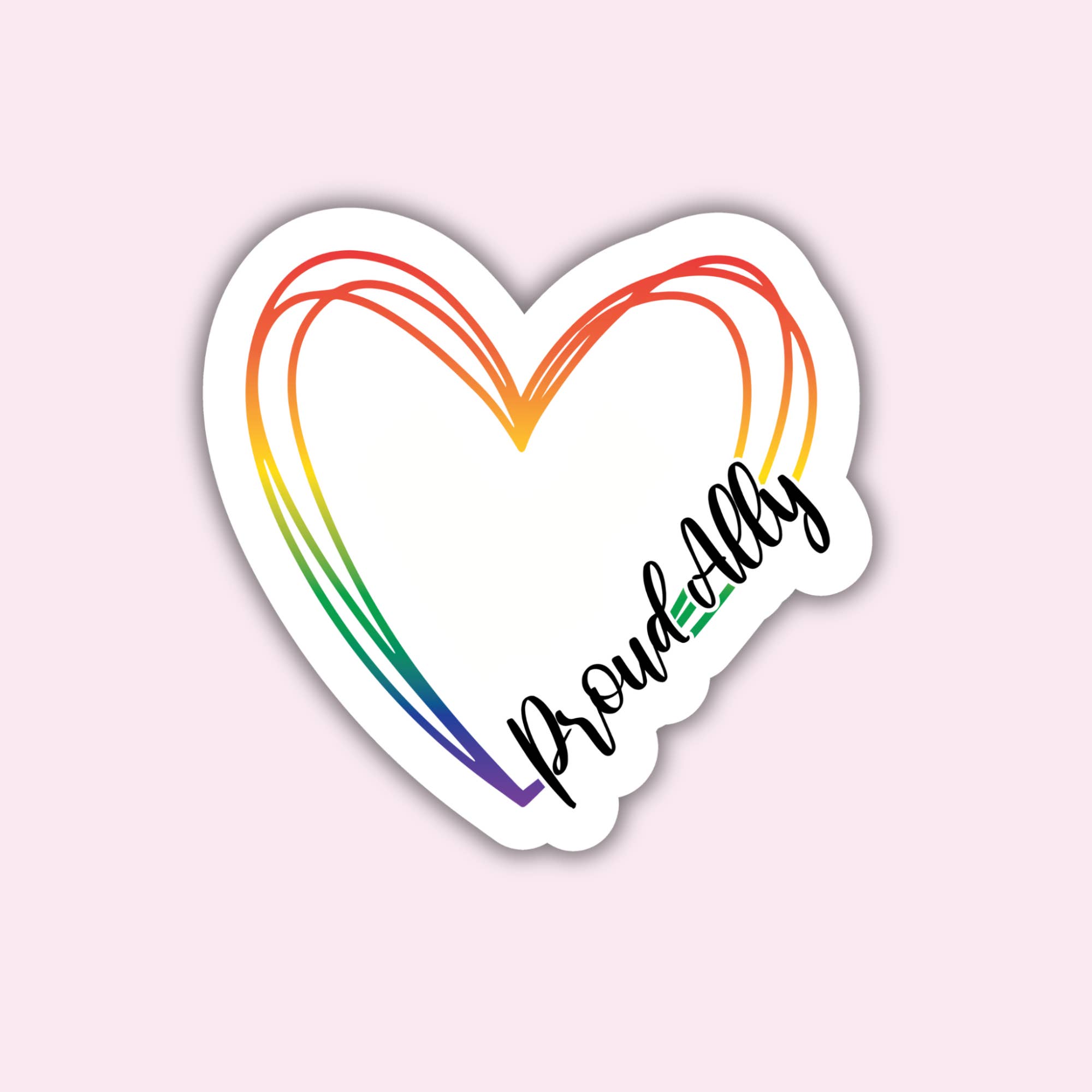 Harper Grace Press - Wholesale Sticker - Proud Ally - Sticker