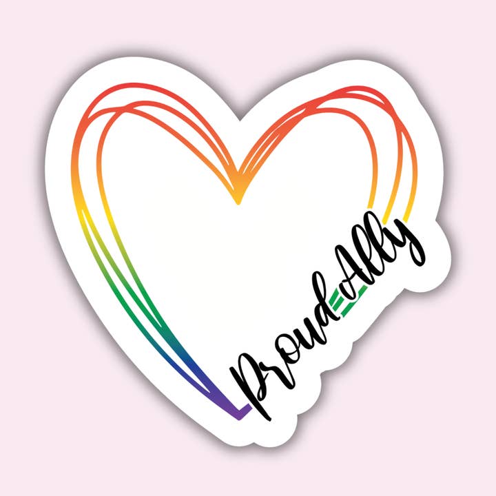 Harper Grace Press - Wholesale Sticker - Proud Ally - Sticker0