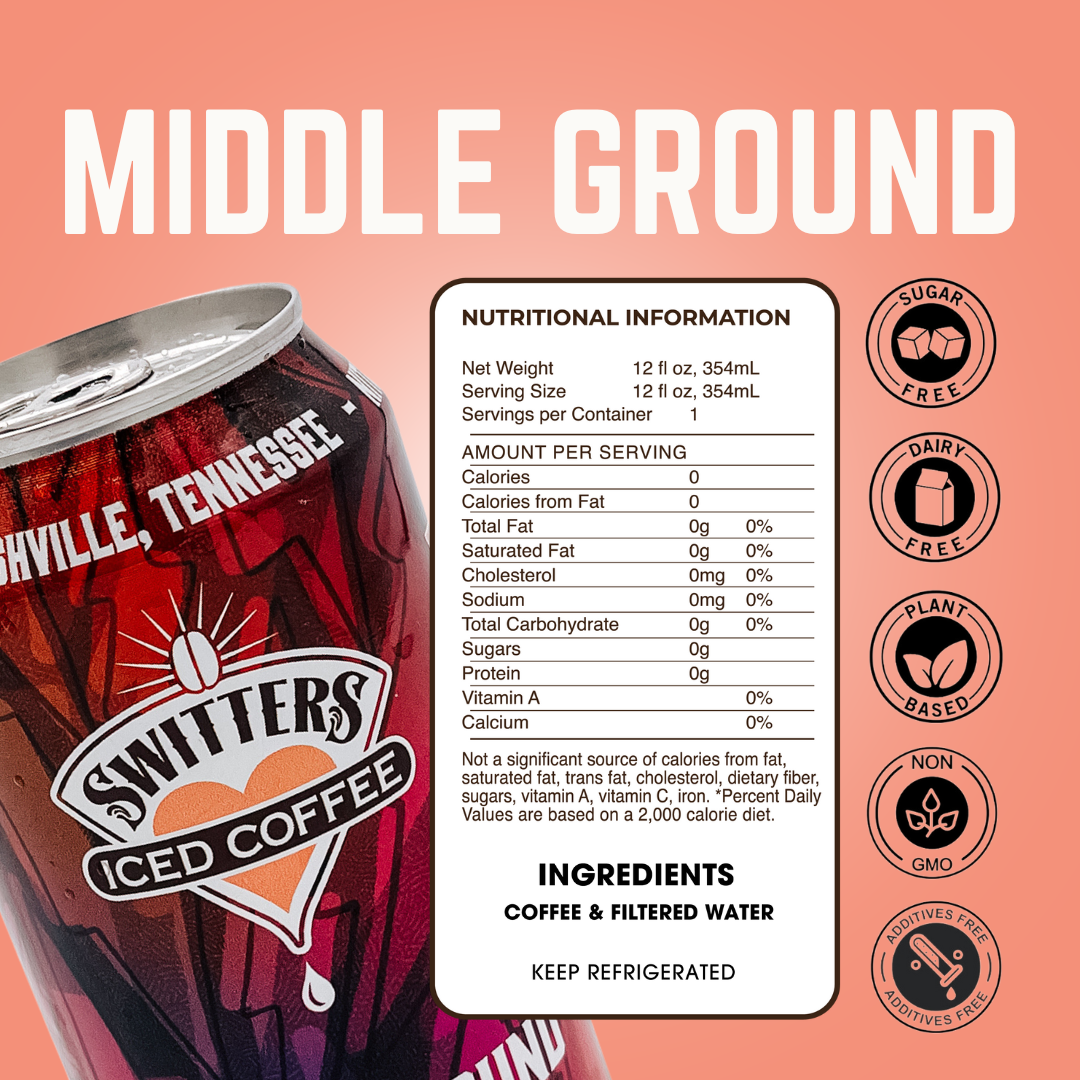 REMOVED BRAND - Wholesale Iced Coffee/Cold Brew - Nitro Iced Coffee - Middle Ground (12oz)1