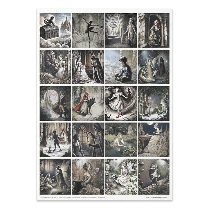 ITD Collection - Wholesale Craft supplies - RP080 - Rice Paper Creative Set - 11pcs x A4 / 8.27x11.7 in13