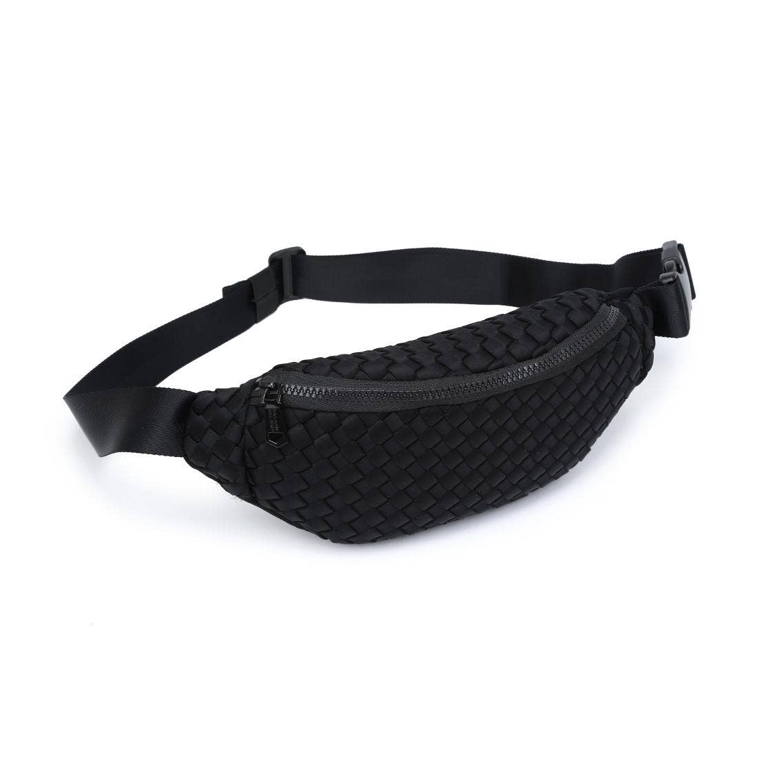 Sol and Selene - Wholesale Belt Bag - Women's - Aim High Woven Neoprene Belt Bag5