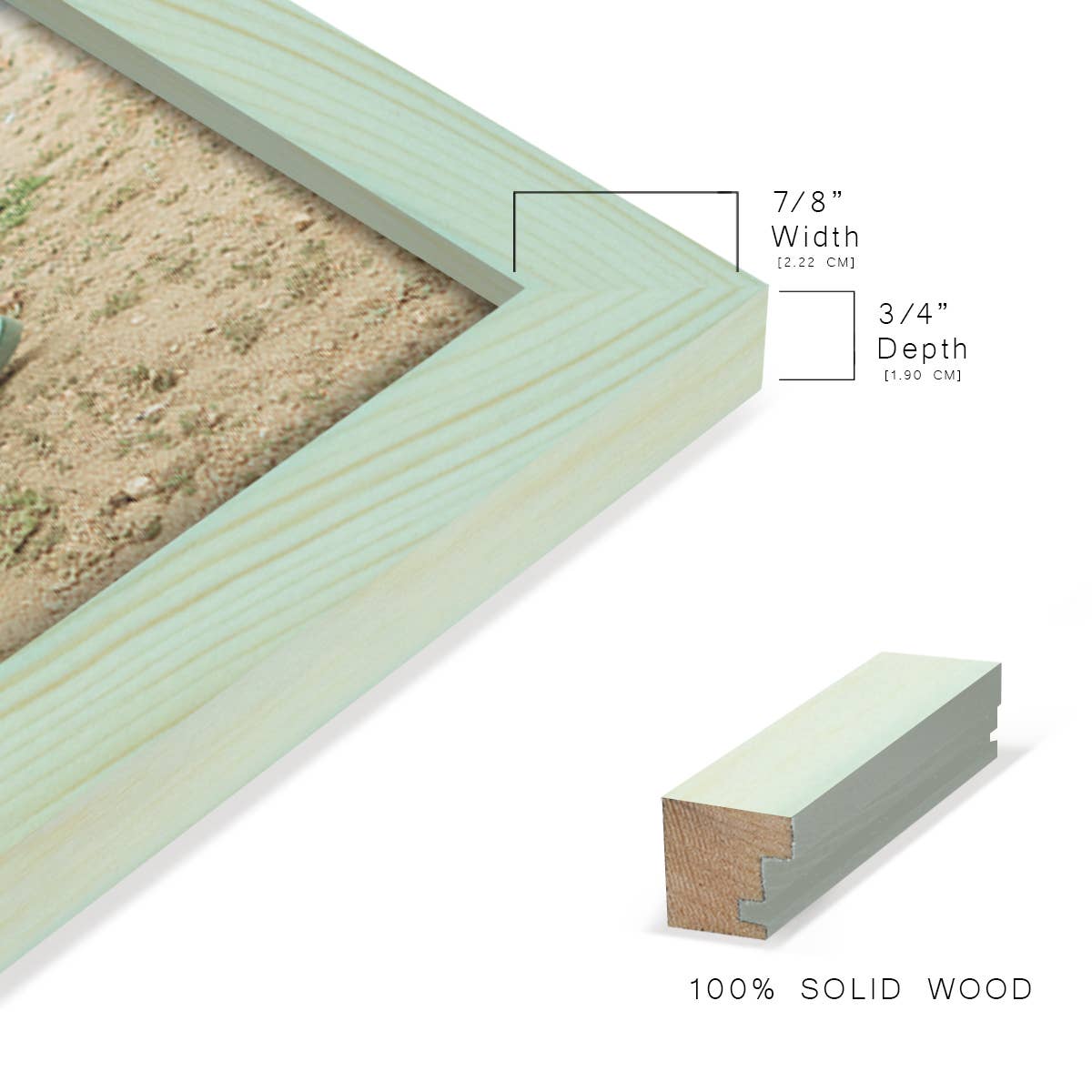 Wexford Home - Wholesale Picture Frame - Photo Frame. Real Wood with Woodgrain, Seafoam Green14