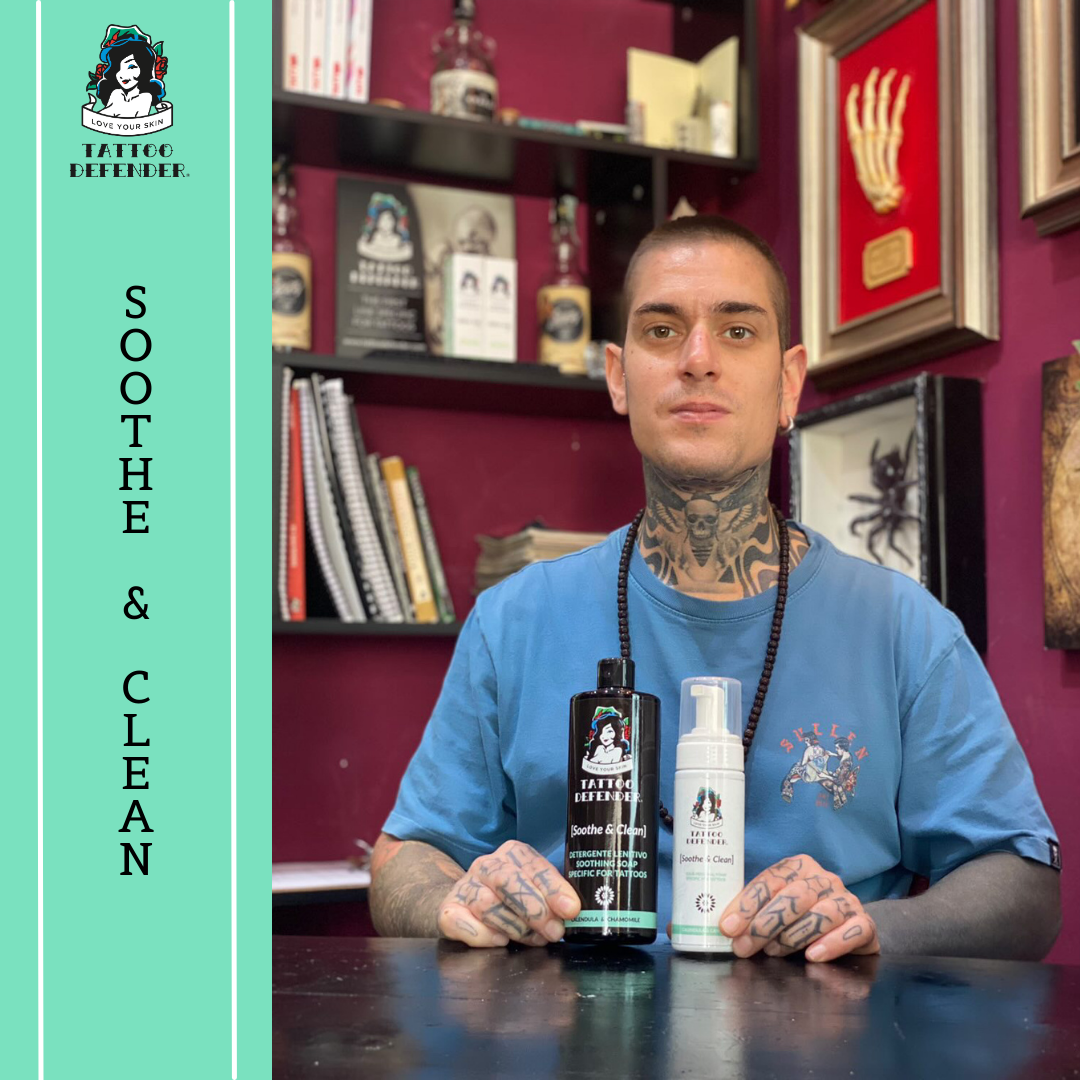 Tattoo Defender – wholesale Tattoo ointment/care – Soothing and antibacterial cleanser for tattoos9