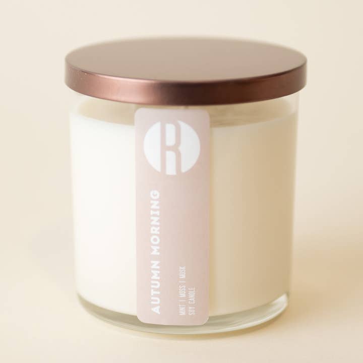Autumn Morning Soy Candle for wholesale by RePete Candles