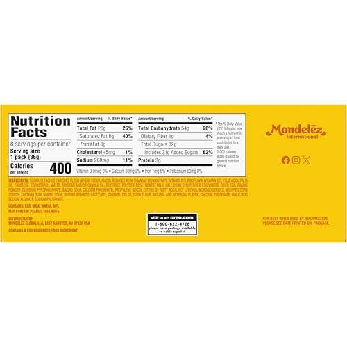 Shop The King - Wholesale Biscuit - OREO Golden Cakesters Soft Snack Cakes, 8-3.03 oz Snack Packs10