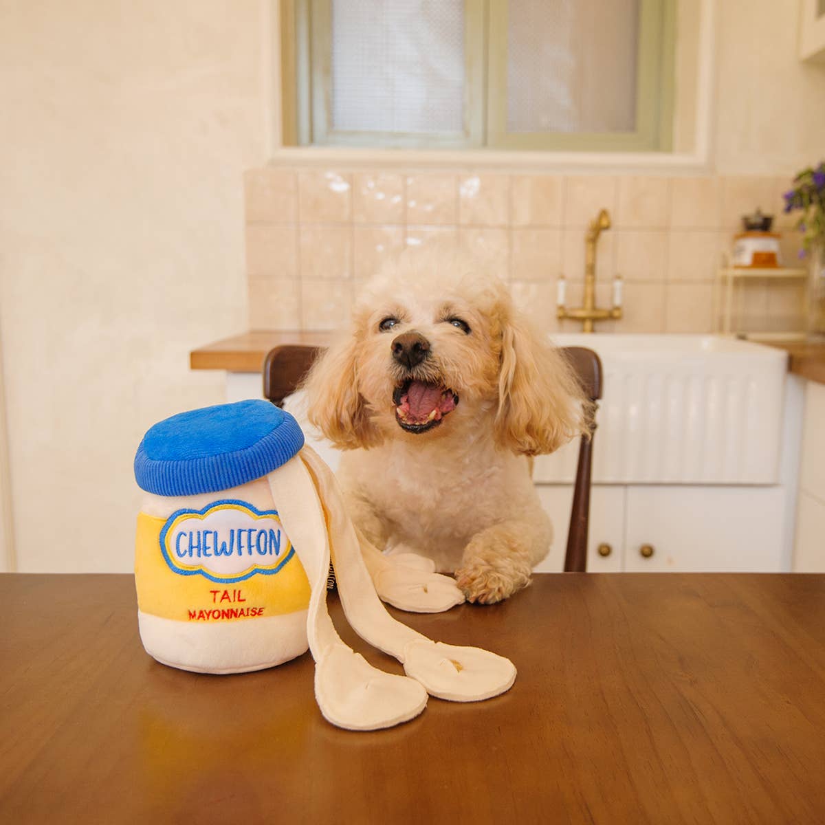 CHEWFFON - Wholesale Pet Plush Toy - Dog - CHEWFFON Interactive Mayo Jar Dog Puzzle Toy Snuffle Fun5