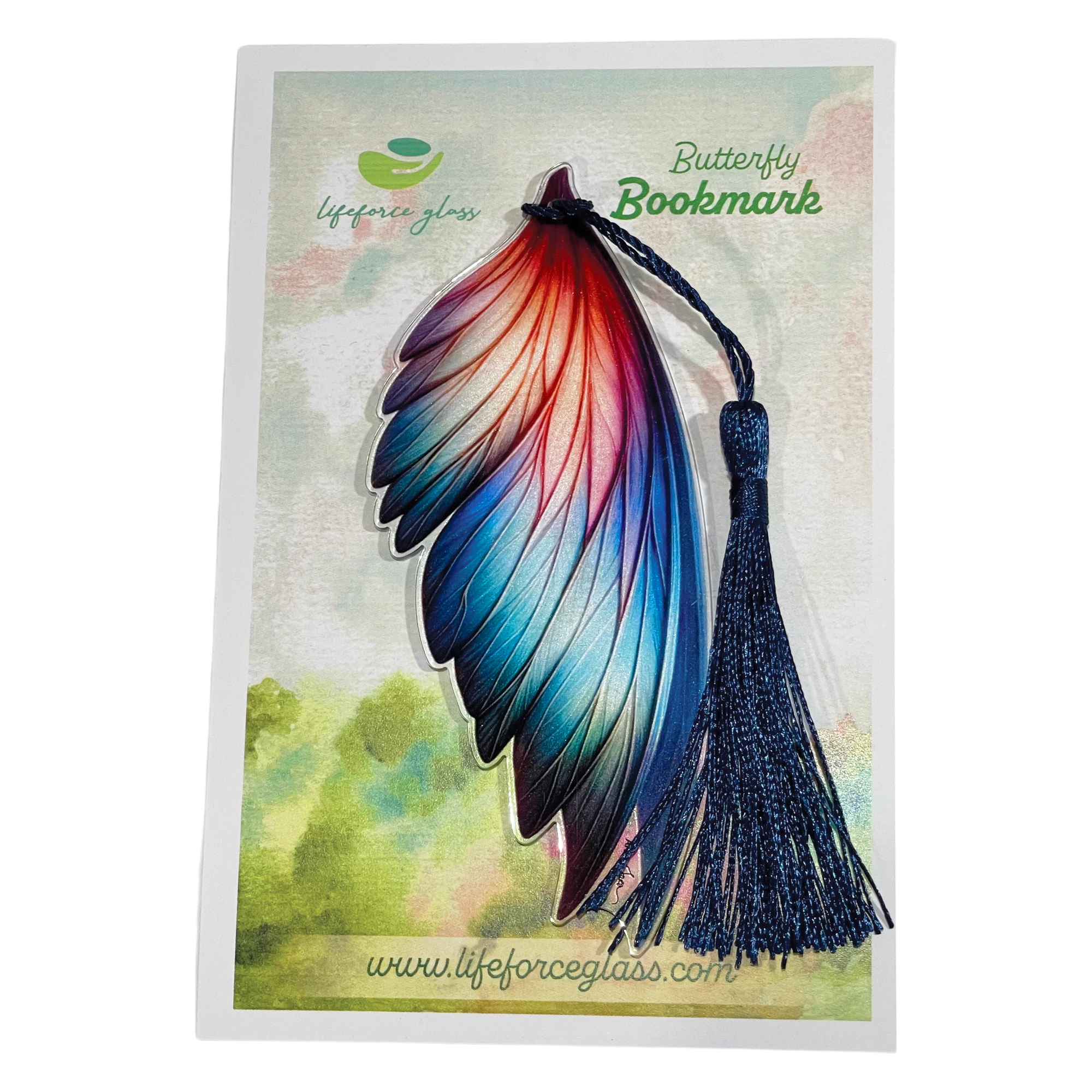 Lifeforce Glass, Inc. – Engroshandel Bogmærke – Akryl Fairy Wing-bogmærke med kvast5