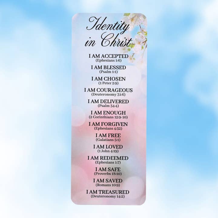 Dicksons - Wholesale Bookmark - Bookcard Identity In Christ2