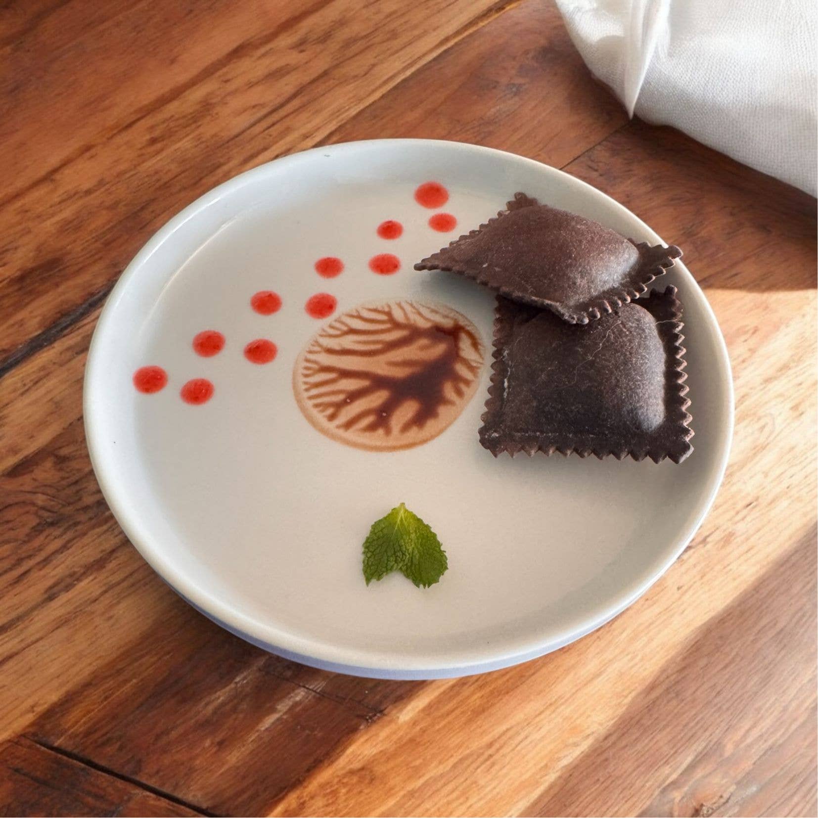 Pastazerts - Wholesale Pasta - Chocolate Peanut Butter & Jelly Ravioli (10 lb Food Service)6