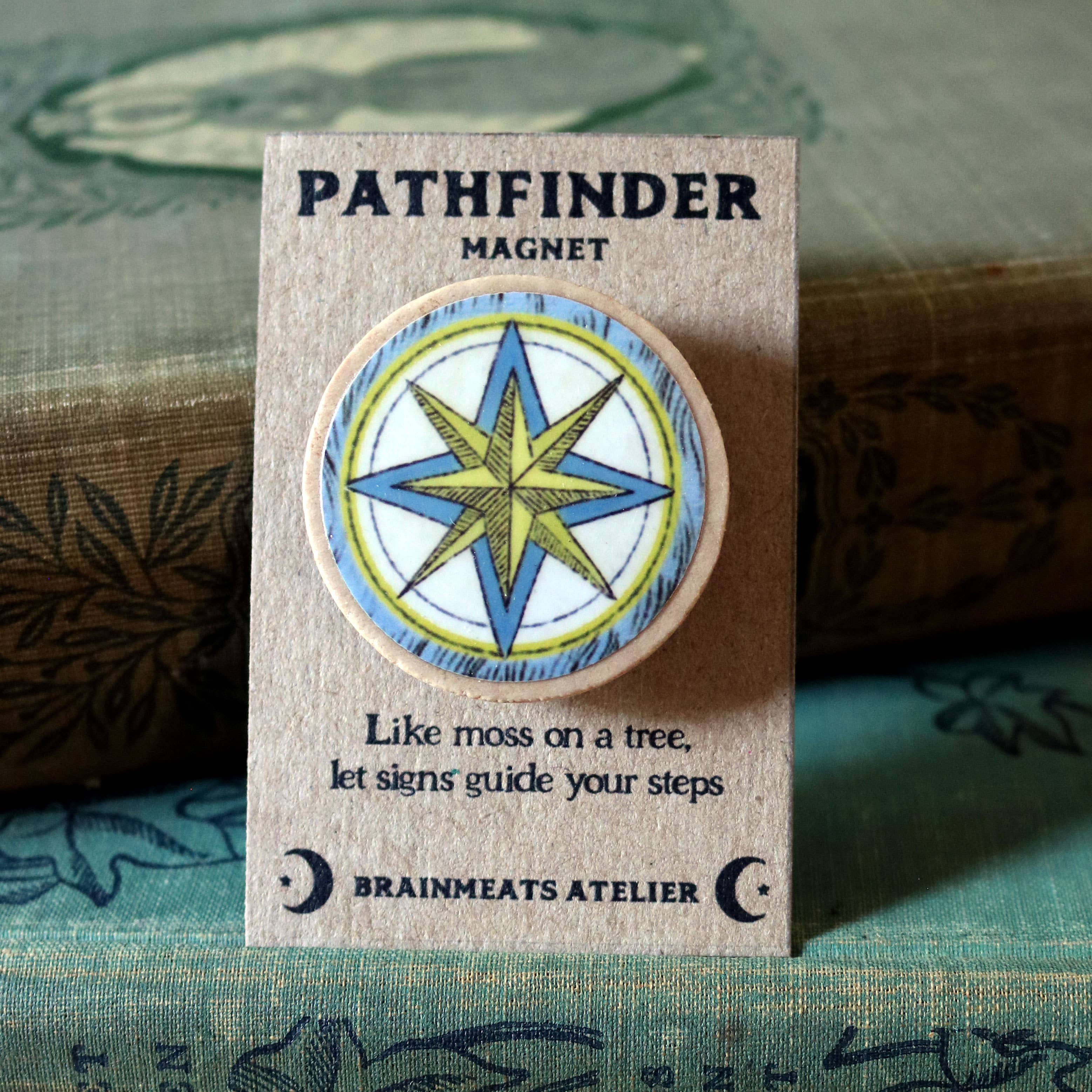 Brainmeats Atelier - Wholesale Magnet - Pathfinder Magnet – Compass Intention Token for Guidance2