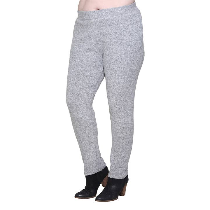 The Comfort Collection - The Slim Pant - GREY / Plus Size for wholesale by La Cera