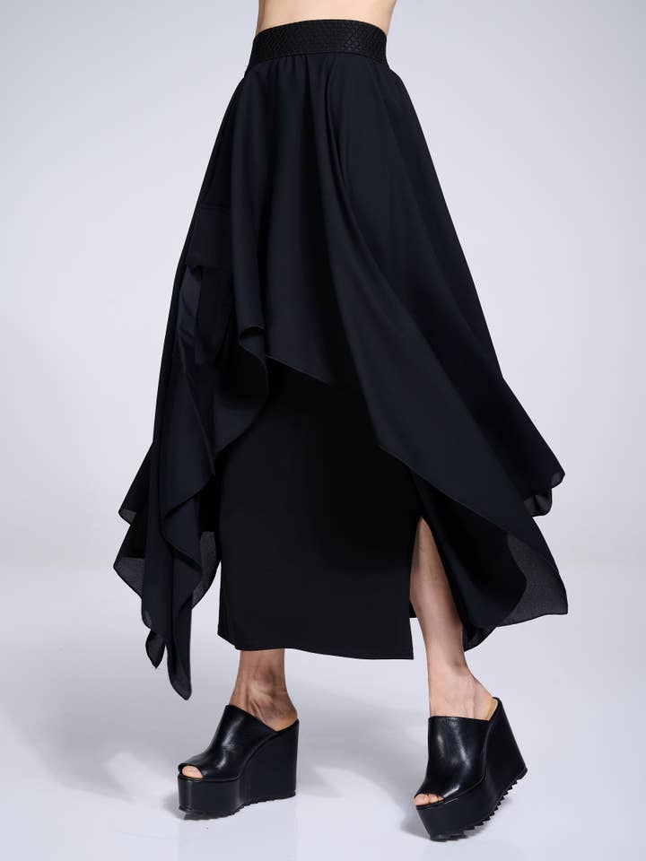 Metamorphoza - Wholesale Skirt - Women's - Long Chiffon Skirt2