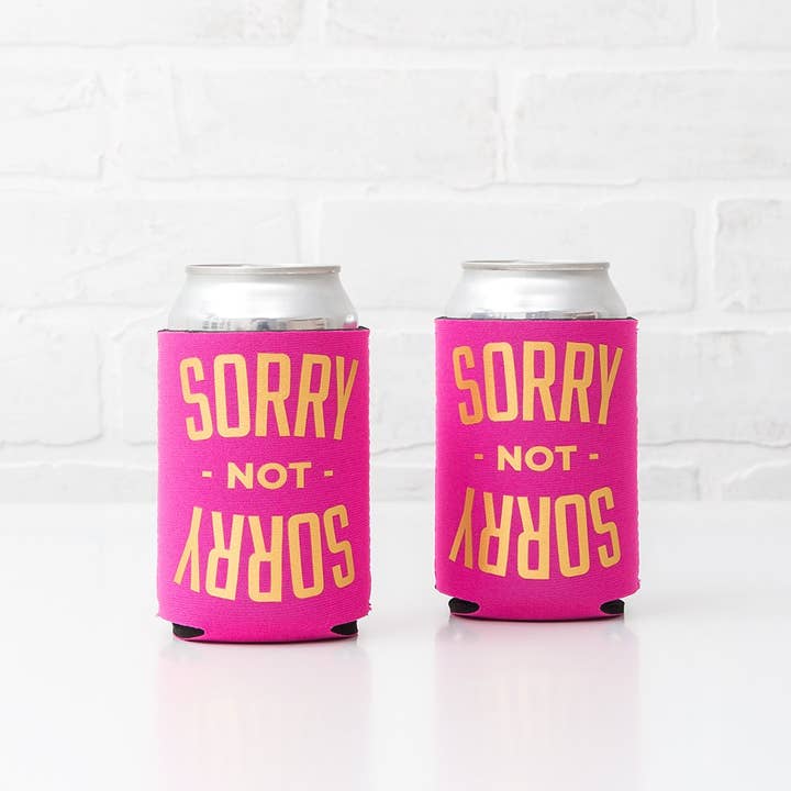 Weddingstar Inc. - Wholesale Drink Huggers & Koozies - Neoprene Foam Drink Holder - Sorry Not Sorry1