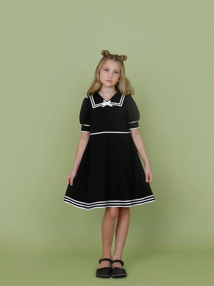 Aisabobo - Wholesale Dress - Kids - Selene dress (black)2
