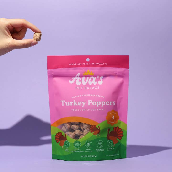 Ava's Pet Palace - Wholesale Pet Treats - Dog - Freeze Dried Dog Treats - Turkey + Pumpkin3