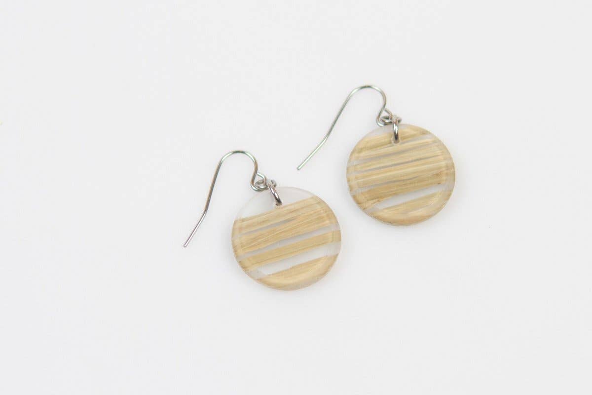 dconstruct - Vente Boucles d'oreilles pendantes - Boucles d'oreilles Ecoresin - Cercle10