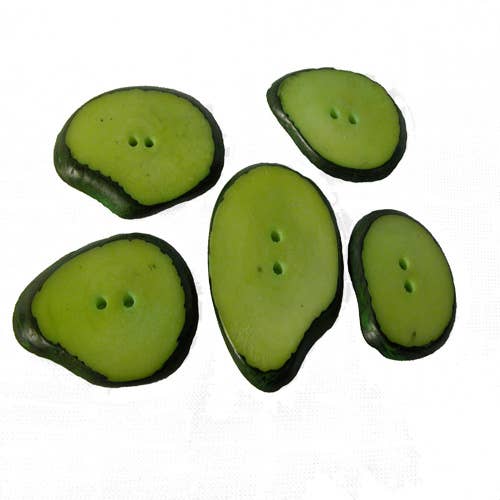 One World Projects - Wholesale Sewing Button/Snap - Small Tagua Sliced Buttons7