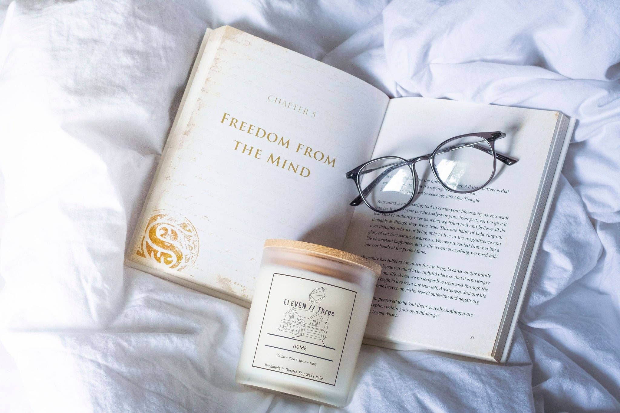 ELEVEN//Three – Engroshandel Glaslys – HJEM Cedertræ Fyrretræ Krydderi Mynte Soja Glaslys1