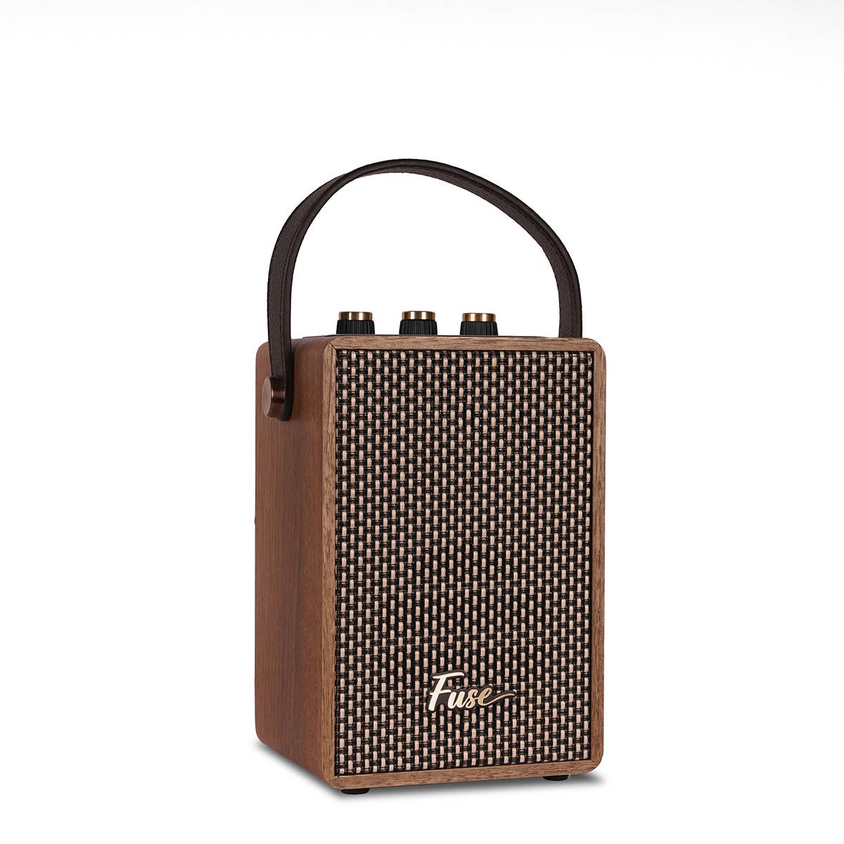 Master Tailgaters, LLC - Wholesale Speakers - Fuse Andle Bluetooth Speaker with Handle - Brown6