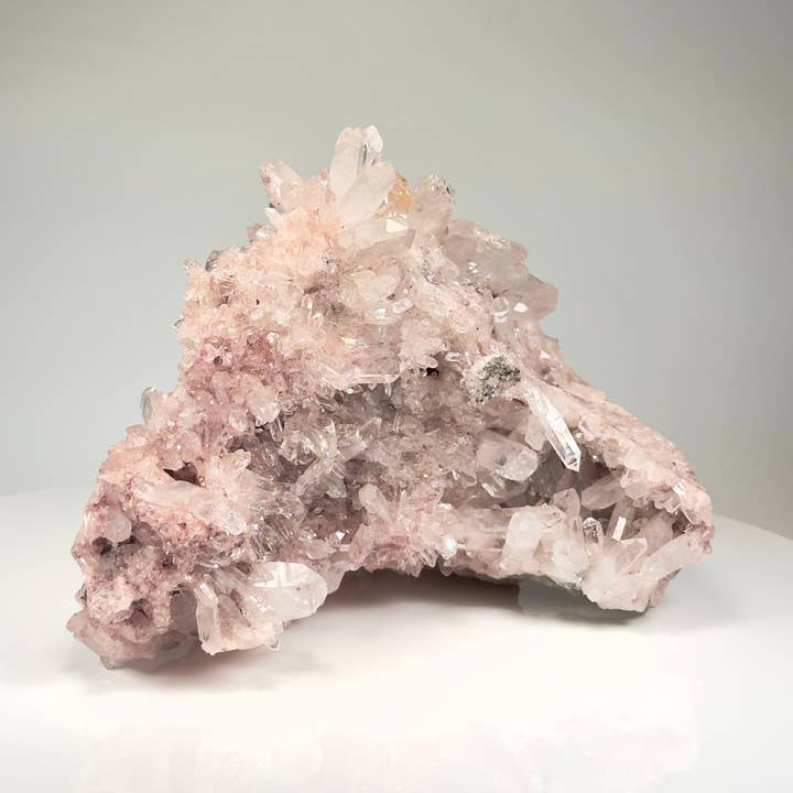 Pink Lemurian Quartz Cluster Large size (P-1258) 3533g x1 for wholesale by Lemurian Quartz