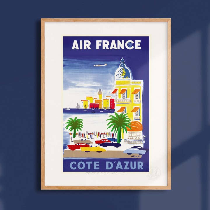 Oneart – wholesale Poster – Air France / Côte d'Azur Poster - AFL00594
