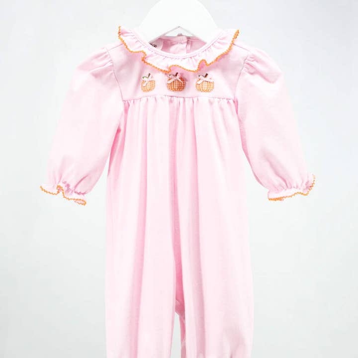 Pumpkins Garden Claire Romper and other Purchase Wholesale cecil and lou. Free Returns & Net 60 Terms on Faire trending on Faire.